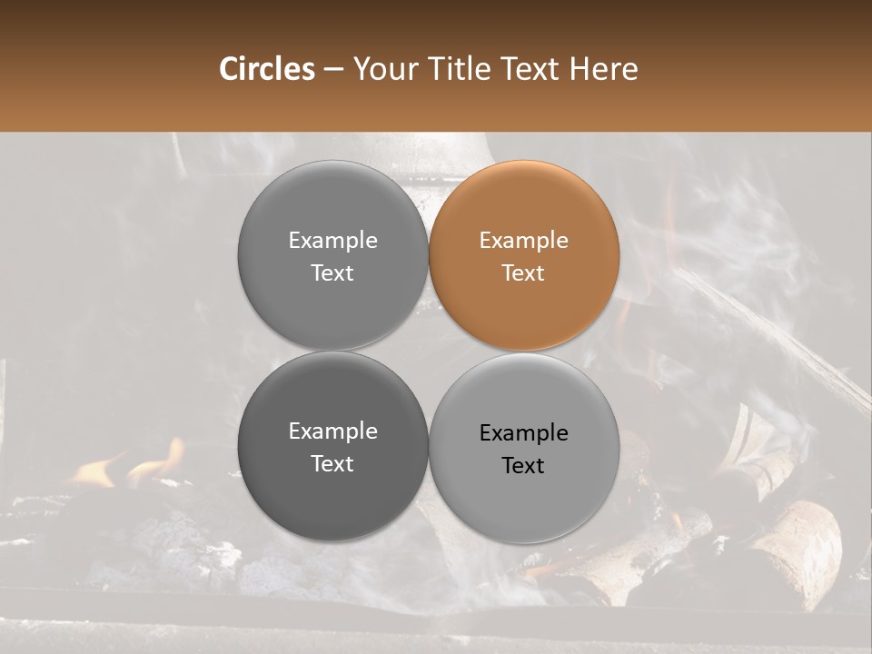 Iron Fireside South Africa PowerPoint Template