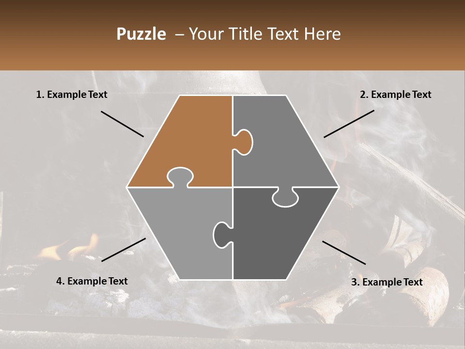 Iron Fireside South Africa PowerPoint Template