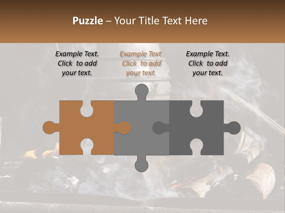 Iron Fireside South Africa PowerPoint Template