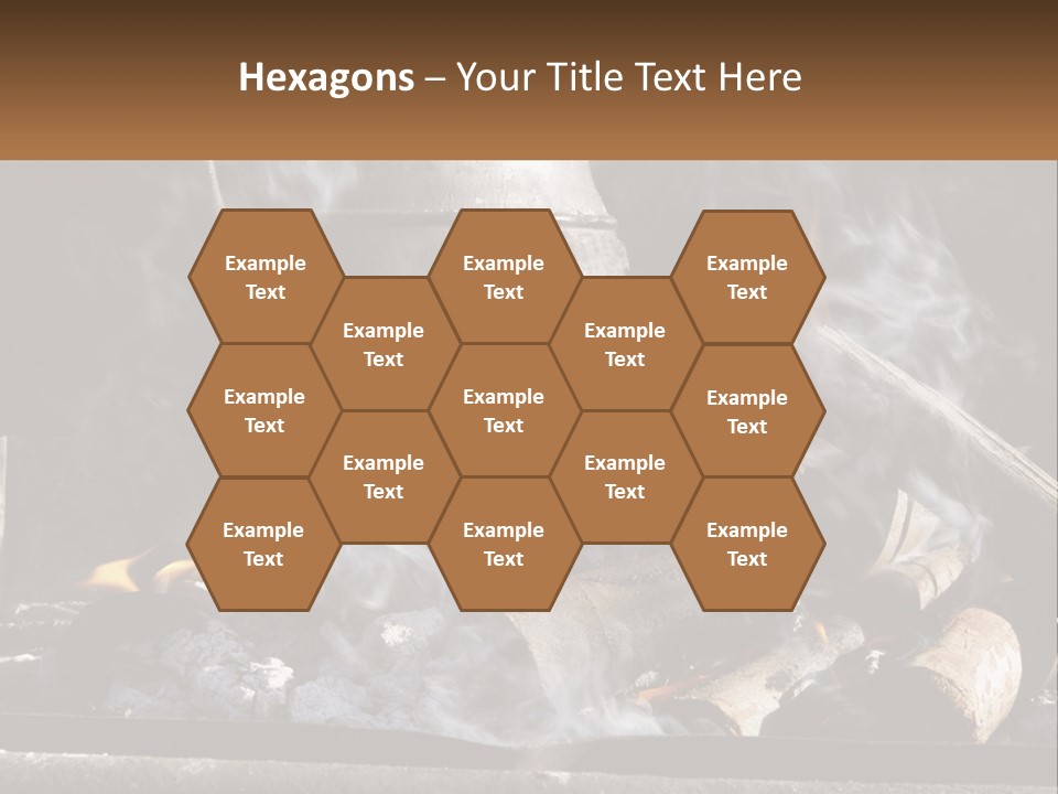 Iron Fireside South Africa PowerPoint Template