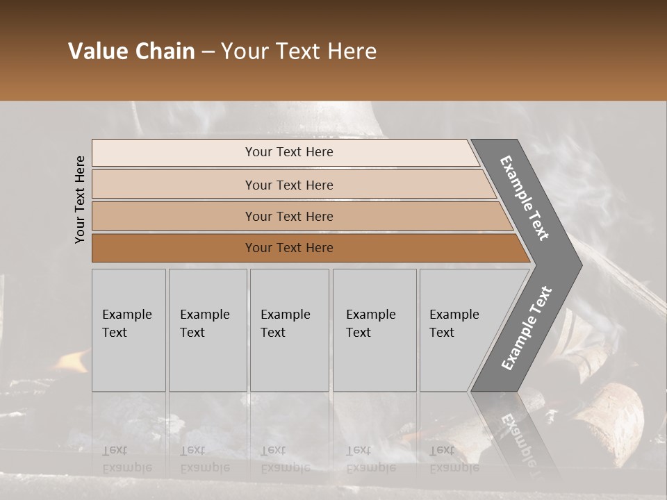 Iron Fireside South Africa PowerPoint Template