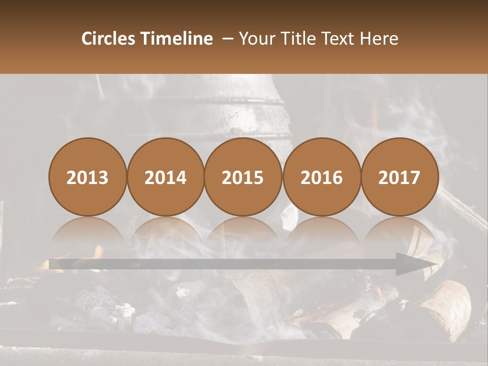 Iron Fireside South Africa PowerPoint Template