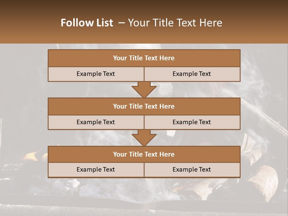 Iron Fireside South Africa PowerPoint Template