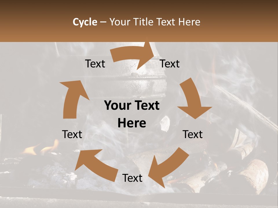 Iron Fireside South Africa PowerPoint Template