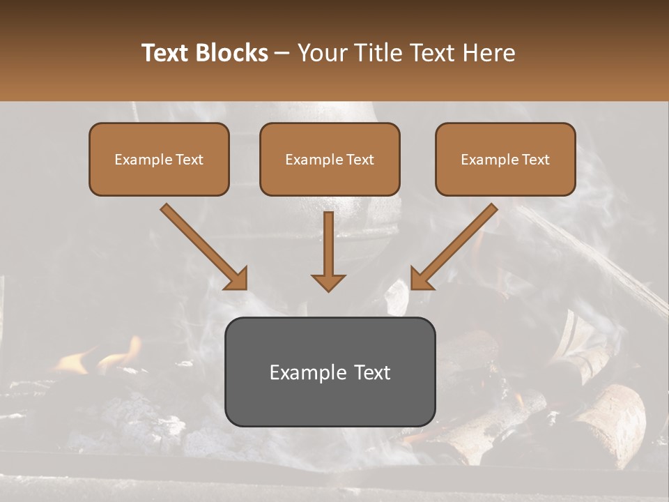 Iron Fireside South Africa PowerPoint Template