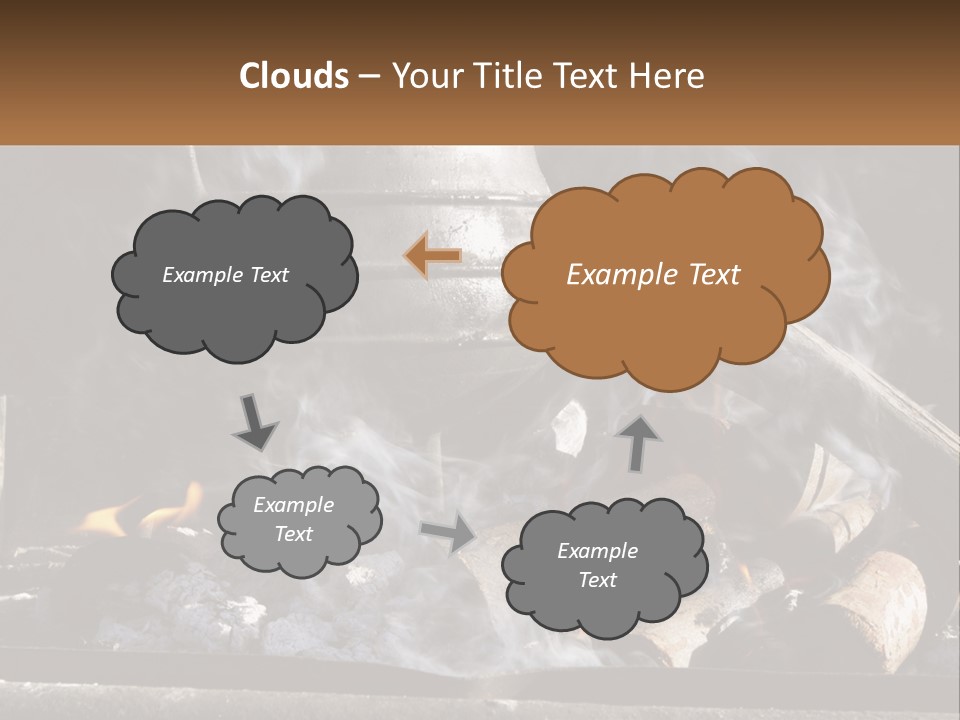 Iron Fireside South Africa PowerPoint Template