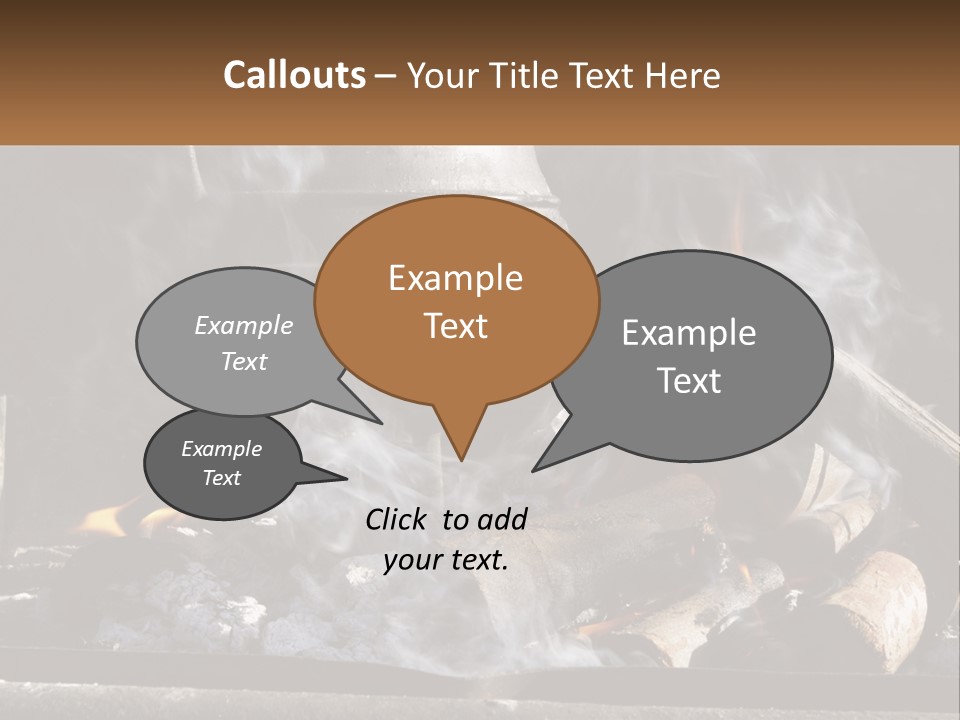 Iron Fireside South Africa PowerPoint Template