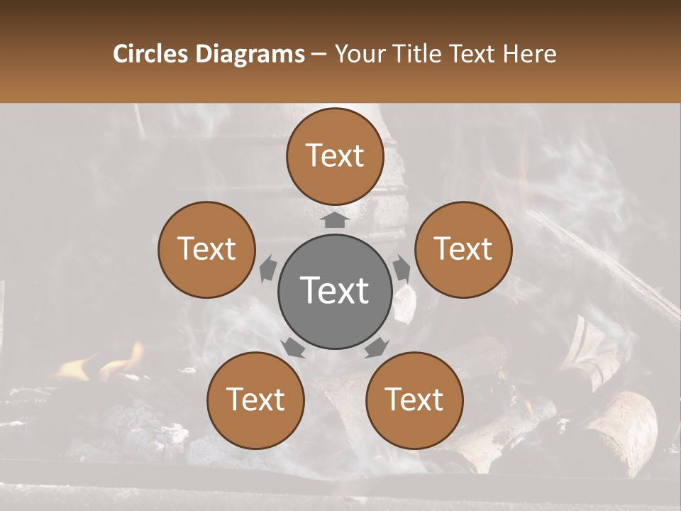 Iron Fireside South Africa PowerPoint Template