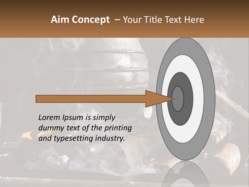 Iron Fireside South Africa PowerPoint Template