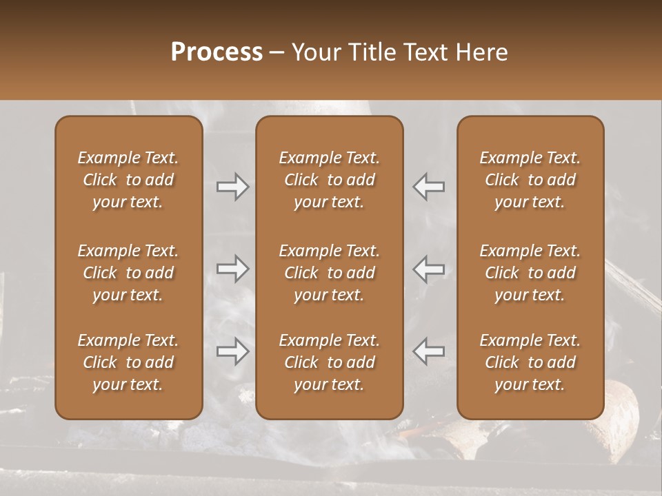 Iron Fireside South Africa PowerPoint Template