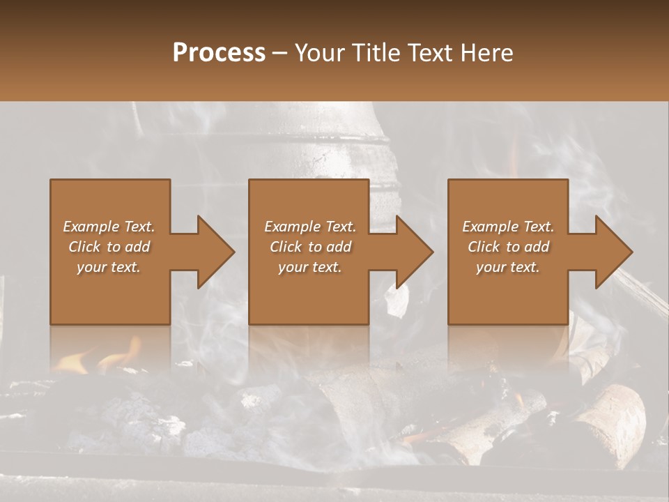 Iron Fireside South Africa PowerPoint Template