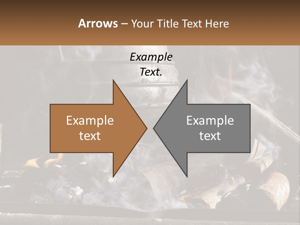 Iron Fireside South Africa PowerPoint Template