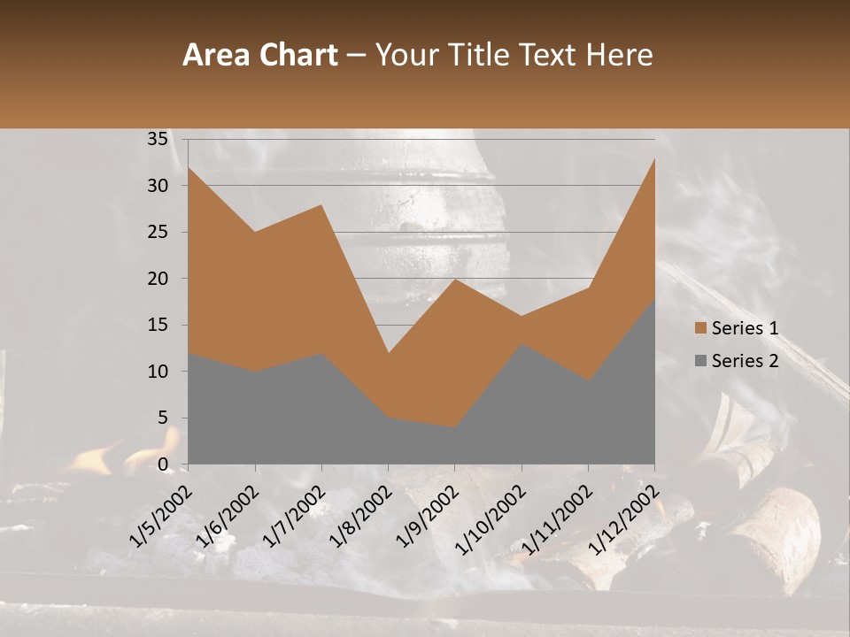 Iron Fireside South Africa PowerPoint Template