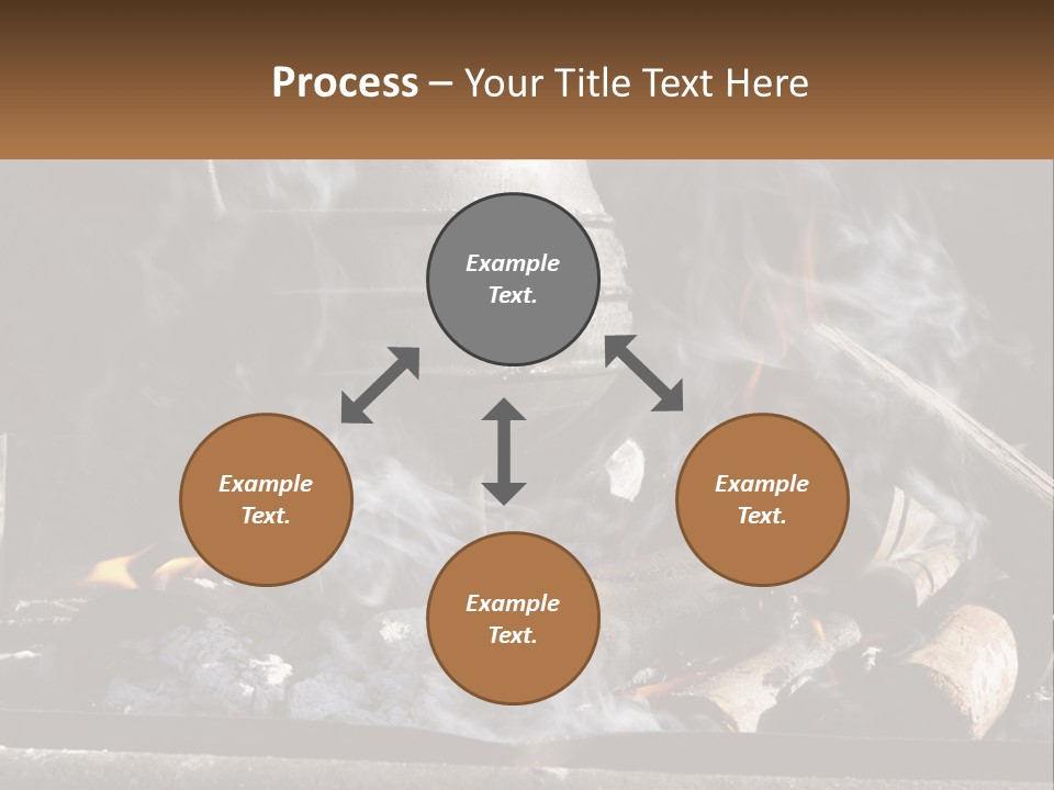 Iron Fireside South Africa PowerPoint Template