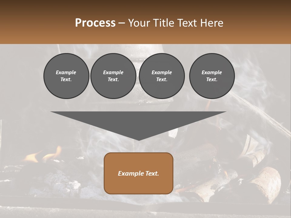 Iron Fireside South Africa PowerPoint Template