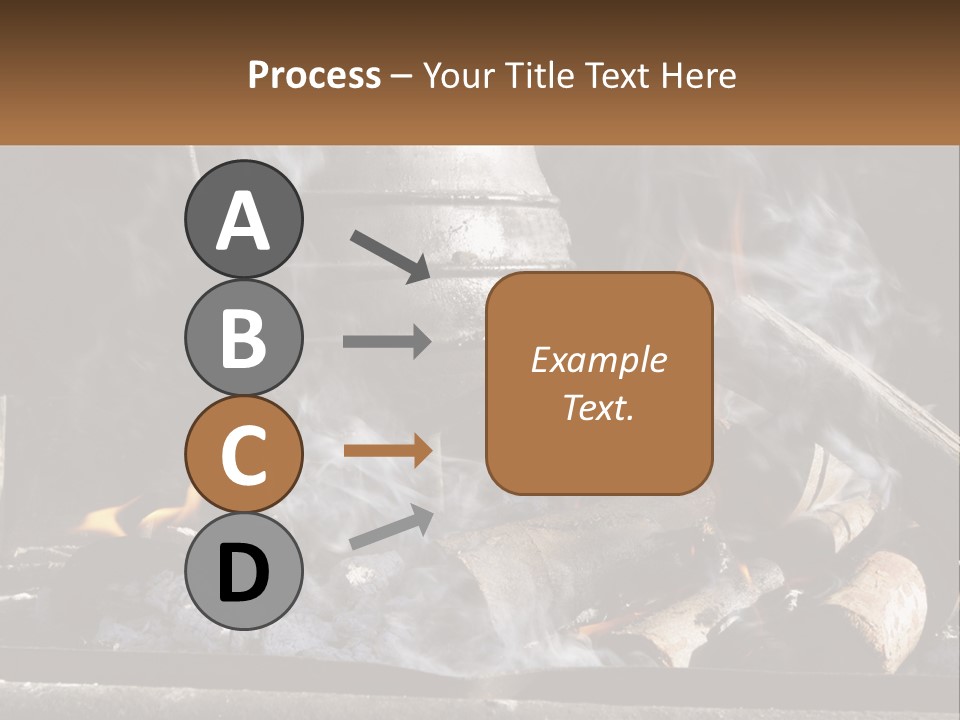 Iron Fireside South Africa PowerPoint Template