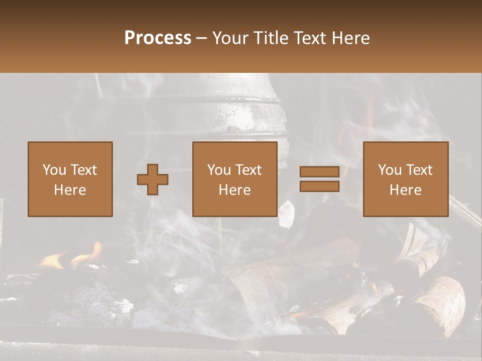 Iron Fireside South Africa PowerPoint Template
