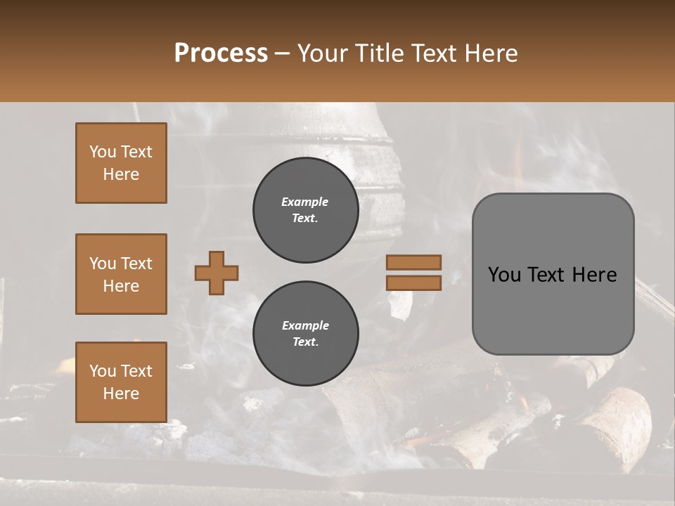 Iron Fireside South Africa PowerPoint Template