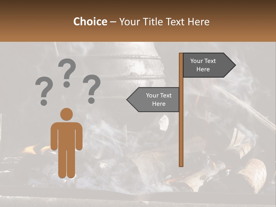 Iron Fireside South Africa PowerPoint Template
