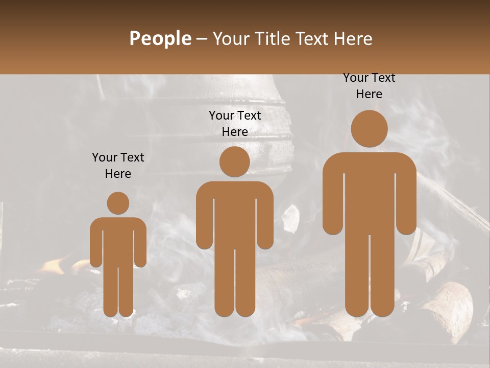 Iron Fireside South Africa PowerPoint Template