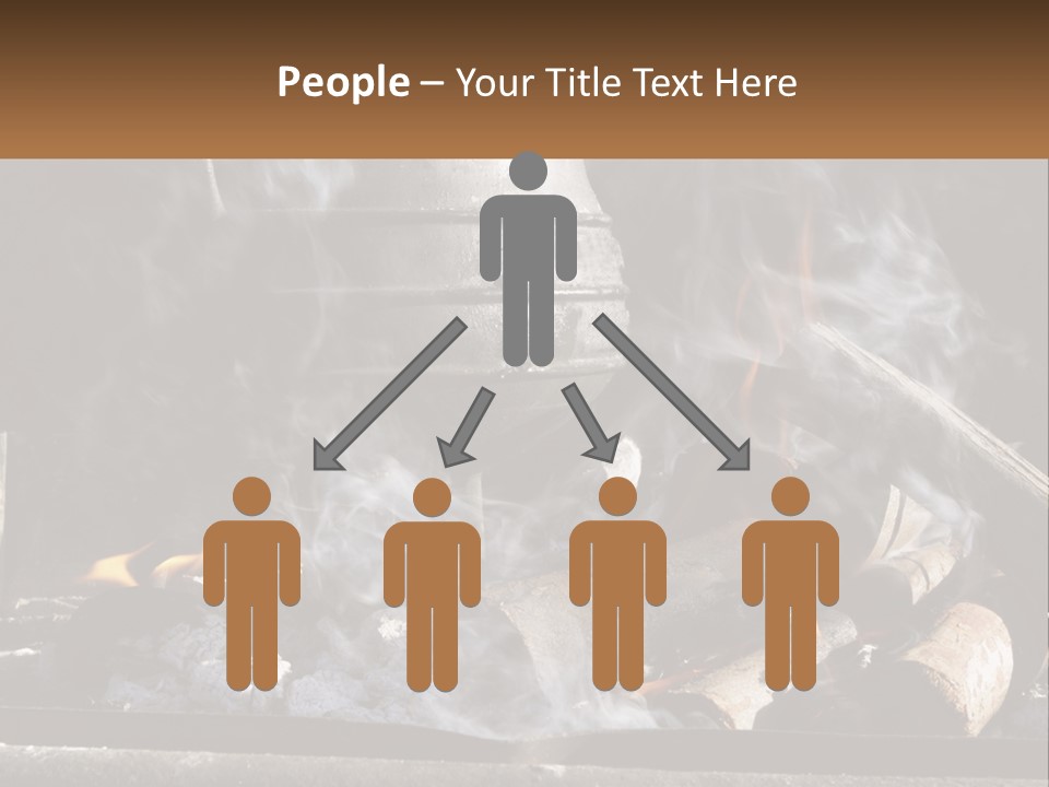 Iron Fireside South Africa PowerPoint Template