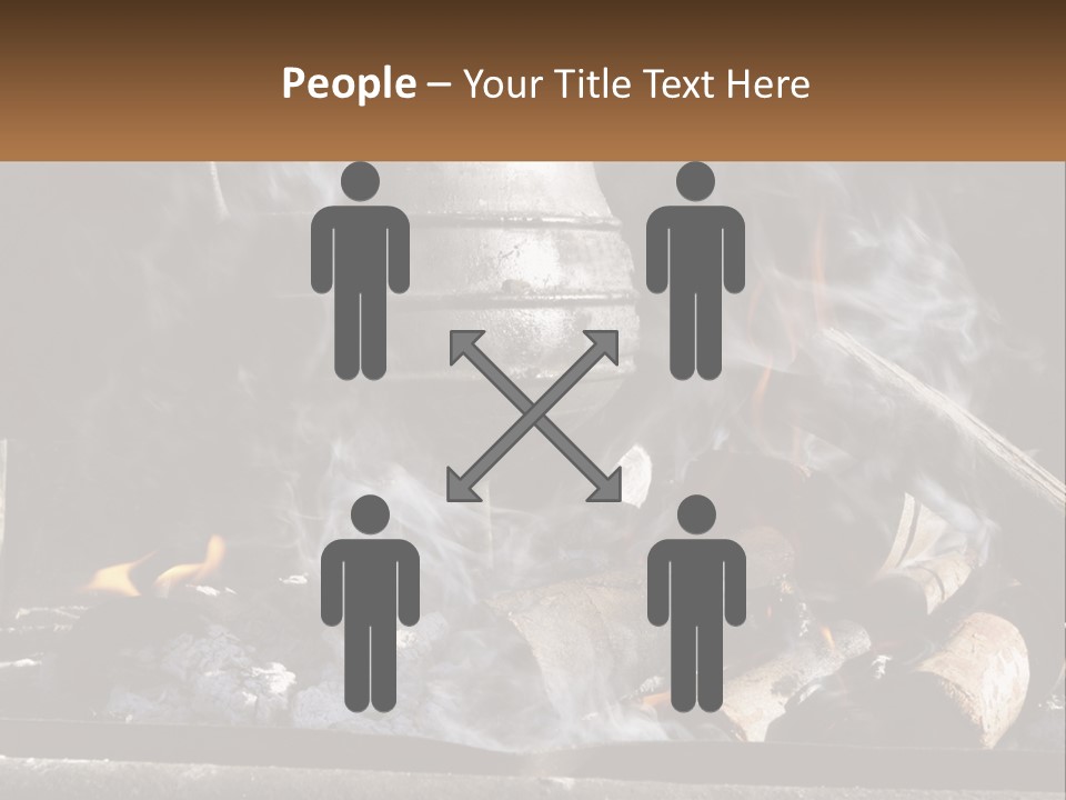 Iron Fireside South Africa PowerPoint Template