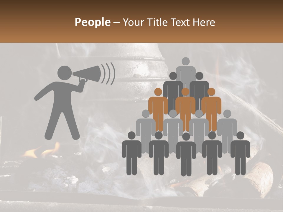 Iron Fireside South Africa PowerPoint Template