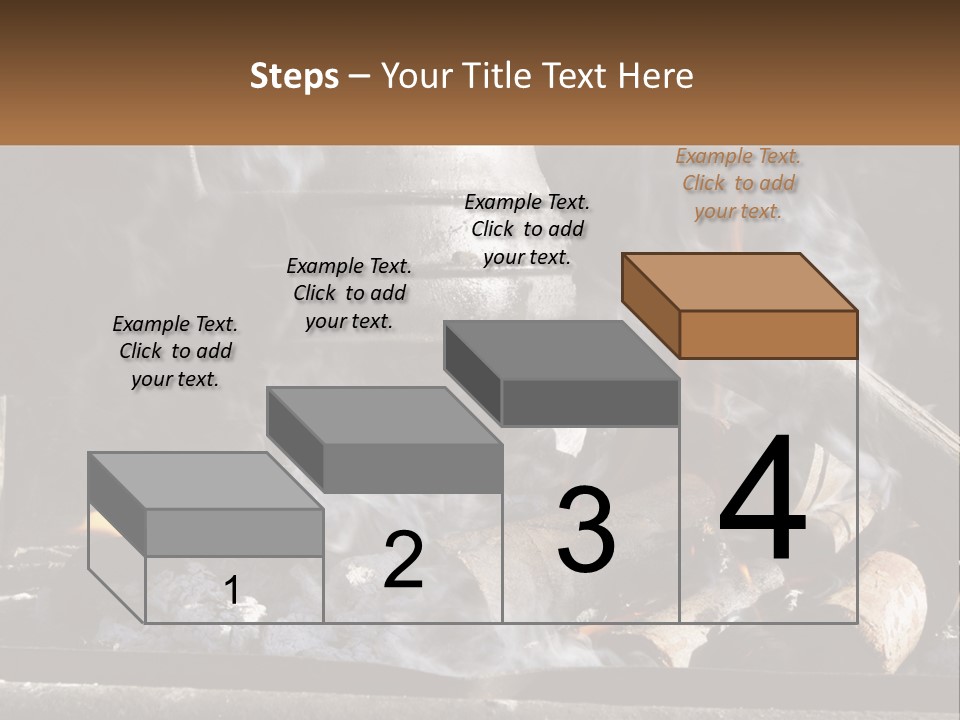 Iron Fireside South Africa PowerPoint Template