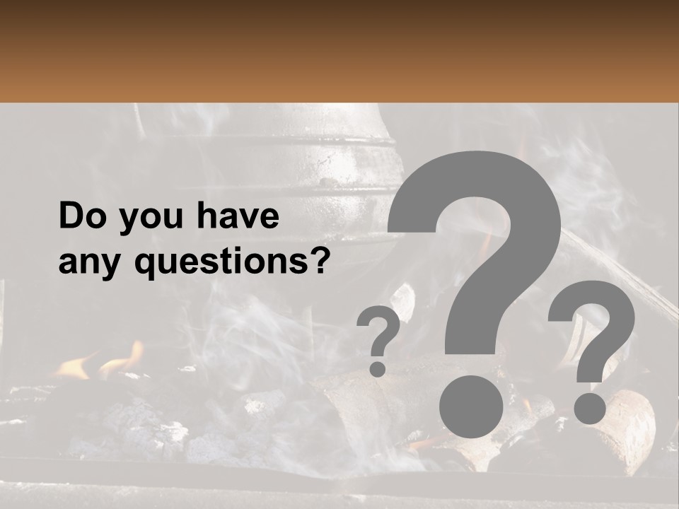 Iron Fireside South Africa PowerPoint Template