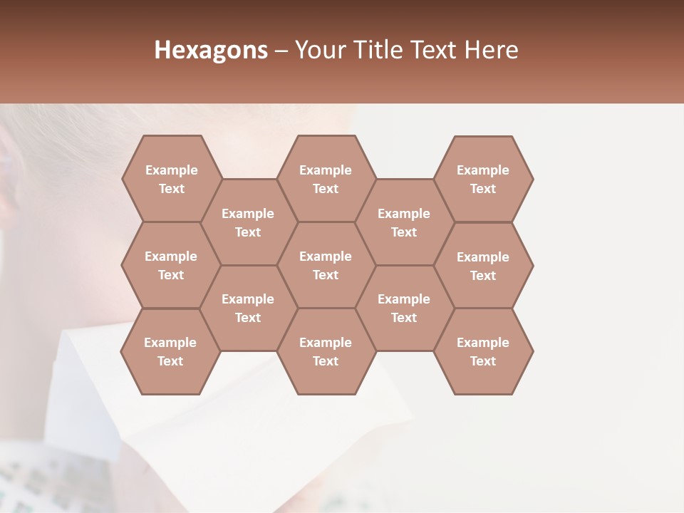 Brunette Cute Pretty PowerPoint Template