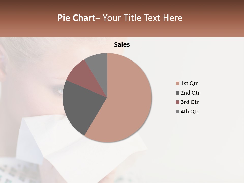 Brunette Cute Pretty PowerPoint Template