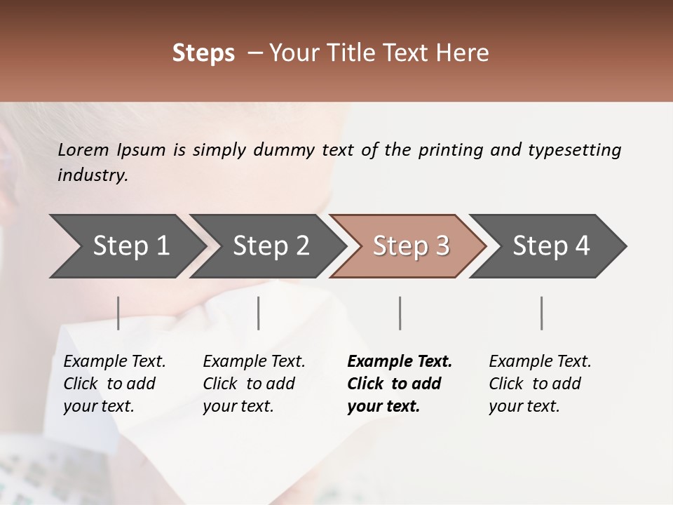 Brunette Cute Pretty PowerPoint Template