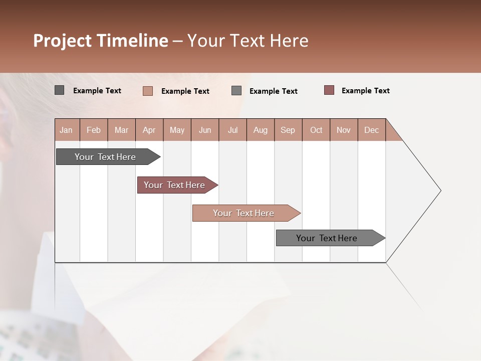 Brunette Cute Pretty PowerPoint Template