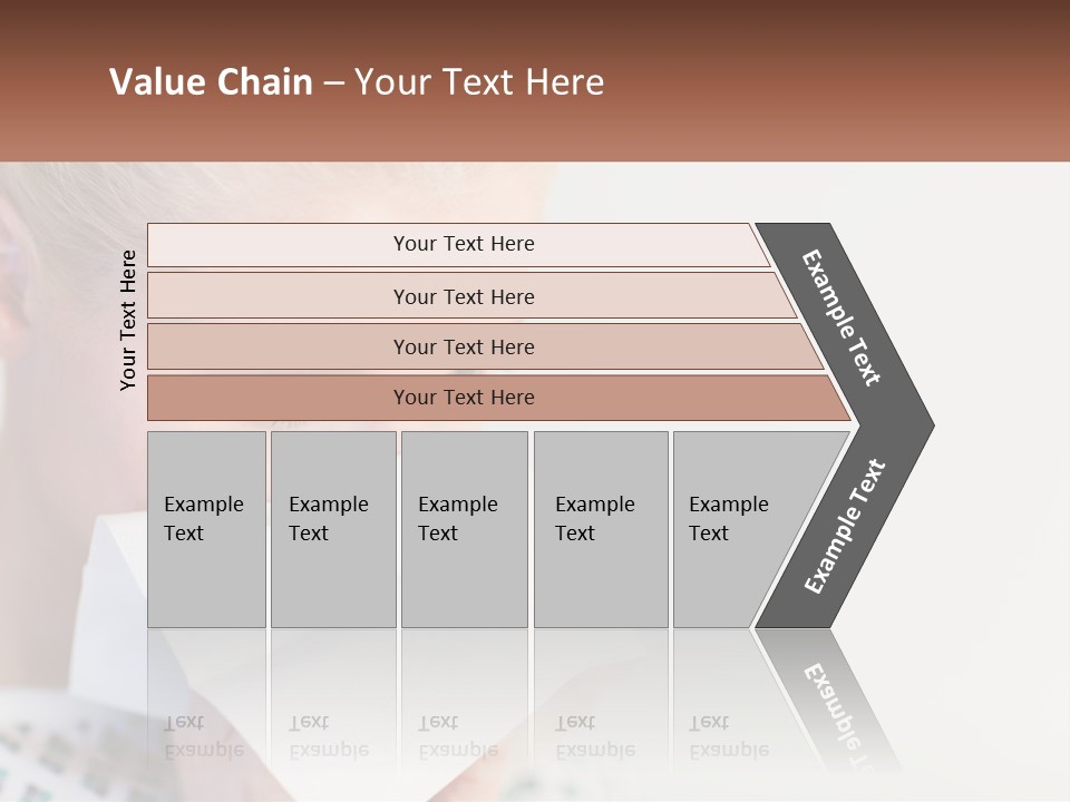 Brunette Cute Pretty PowerPoint Template