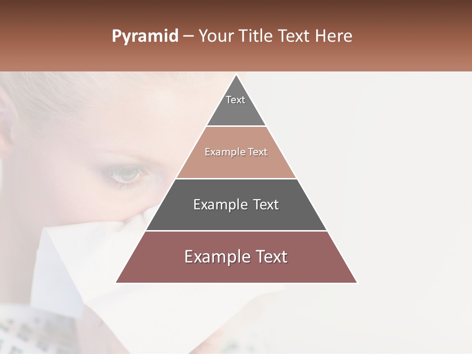 Brunette Cute Pretty PowerPoint Template