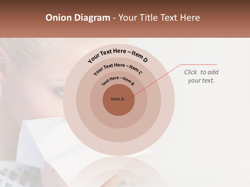 Brunette Cute Pretty PowerPoint Template