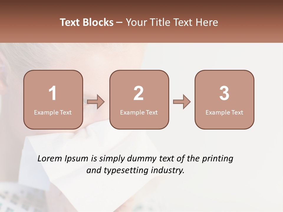 Brunette Cute Pretty PowerPoint Template