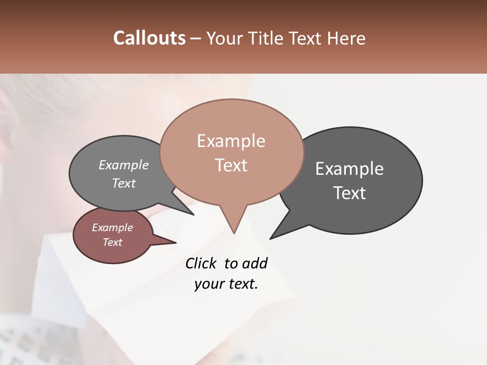 Brunette Cute Pretty PowerPoint Template