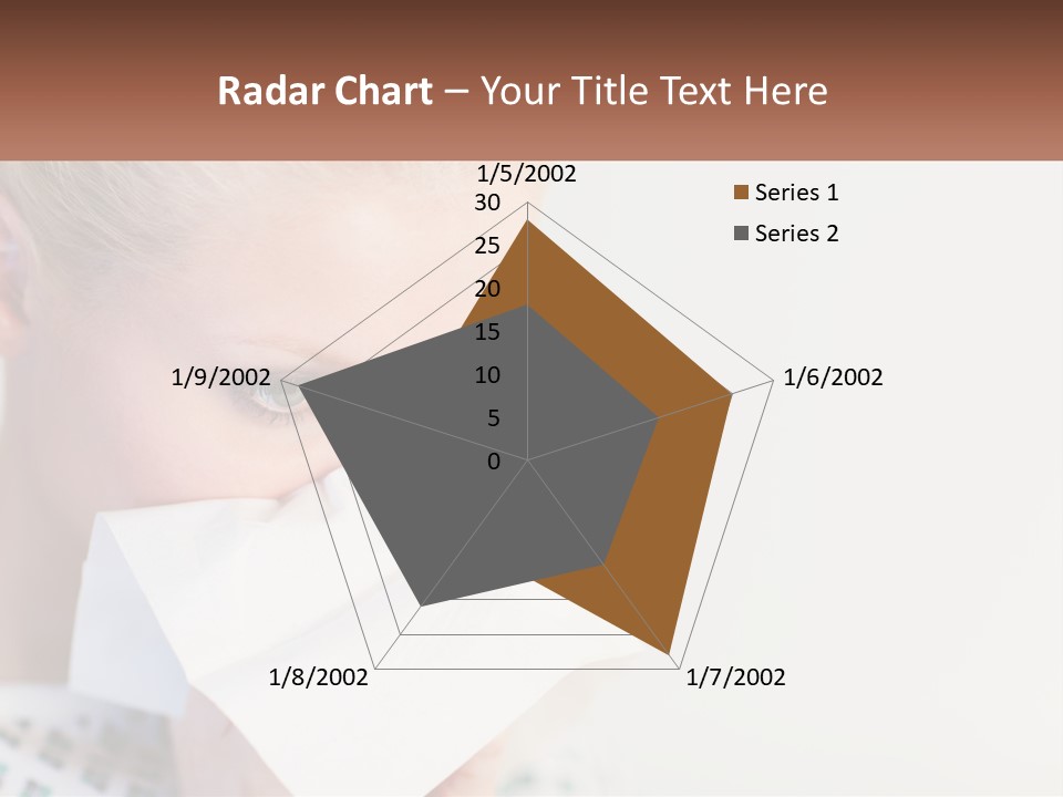 Brunette Cute Pretty PowerPoint Template