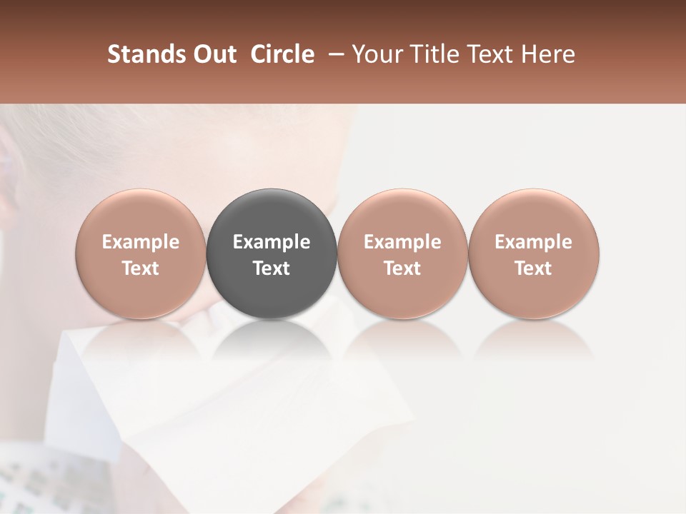 Brunette Cute Pretty PowerPoint Template