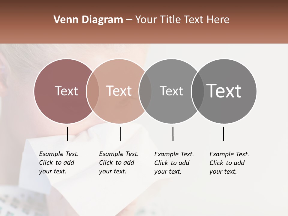 Brunette Cute Pretty PowerPoint Template