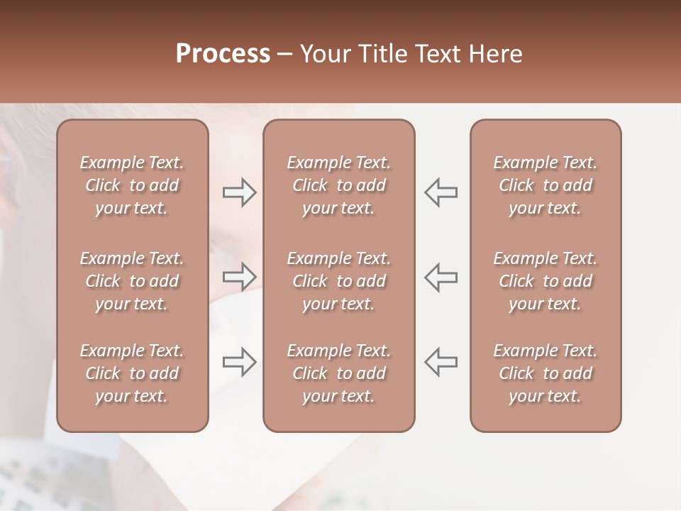 Brunette Cute Pretty PowerPoint Template