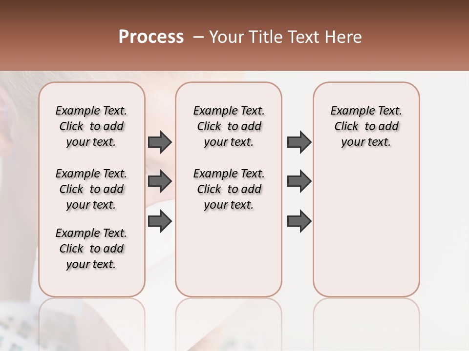 Brunette Cute Pretty PowerPoint Template