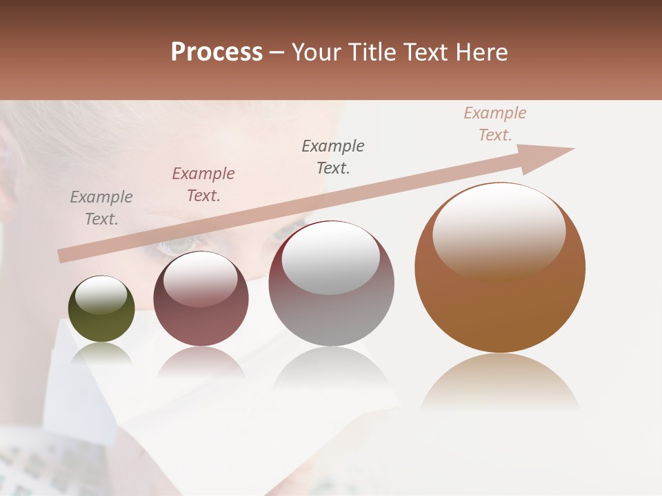 Brunette Cute Pretty PowerPoint Template