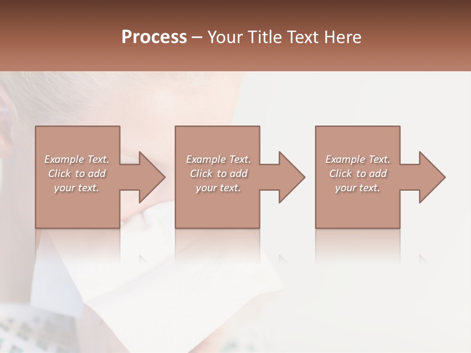 Brunette Cute Pretty PowerPoint Template