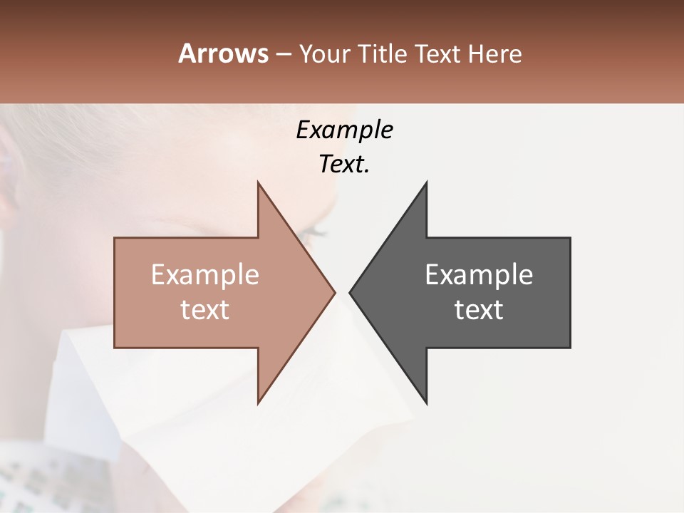 Brunette Cute Pretty PowerPoint Template