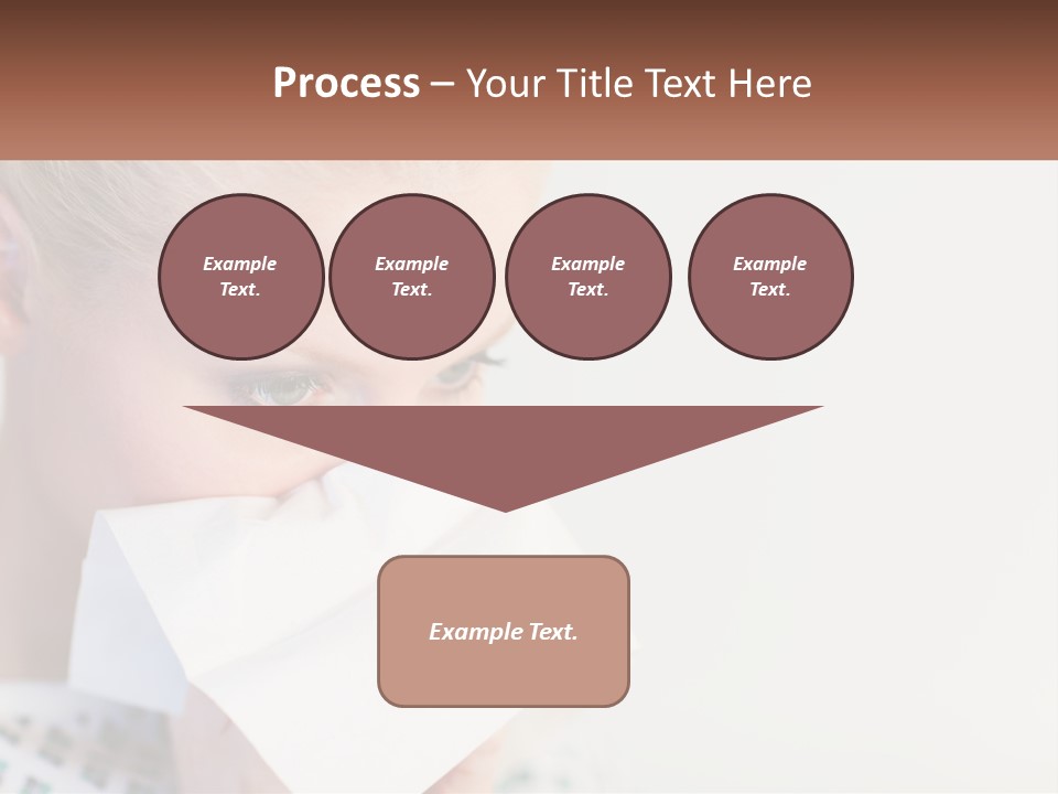 Brunette Cute Pretty PowerPoint Template