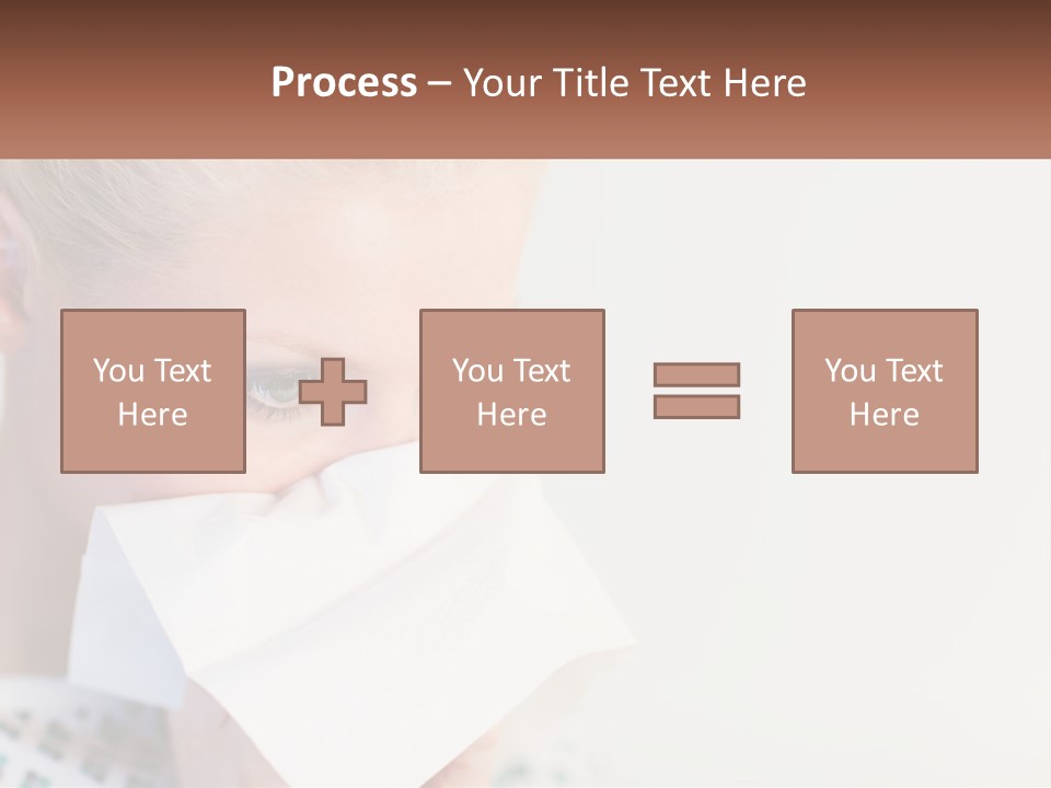 Brunette Cute Pretty PowerPoint Template