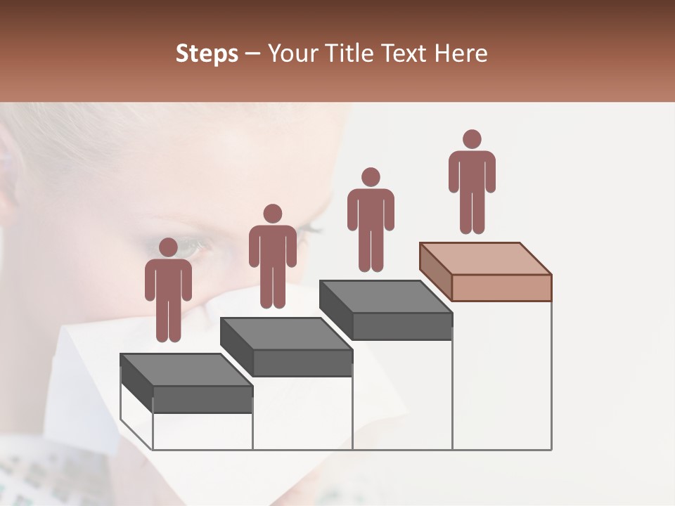 Brunette Cute Pretty PowerPoint Template