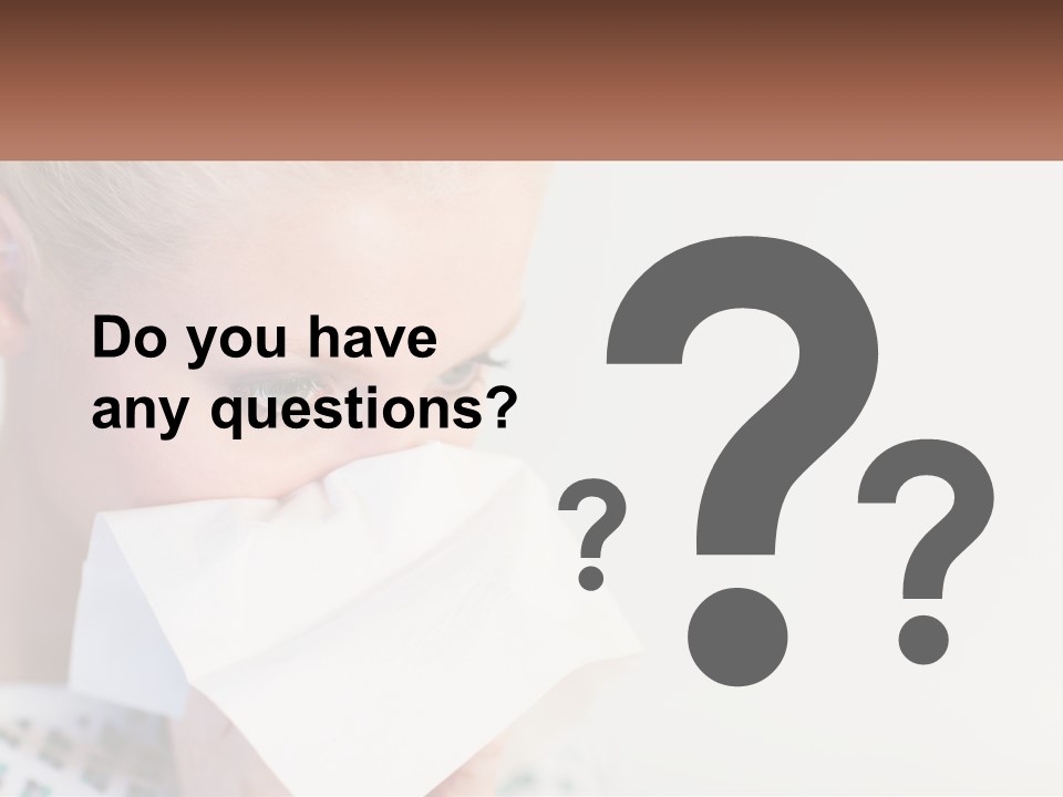 Brunette Cute Pretty PowerPoint Template